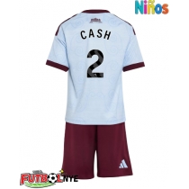 Camiseta Aston Villa Matty Cash #2 Tercera Equipación para niños 2026-27 manga corta (+ pantalones cortos)